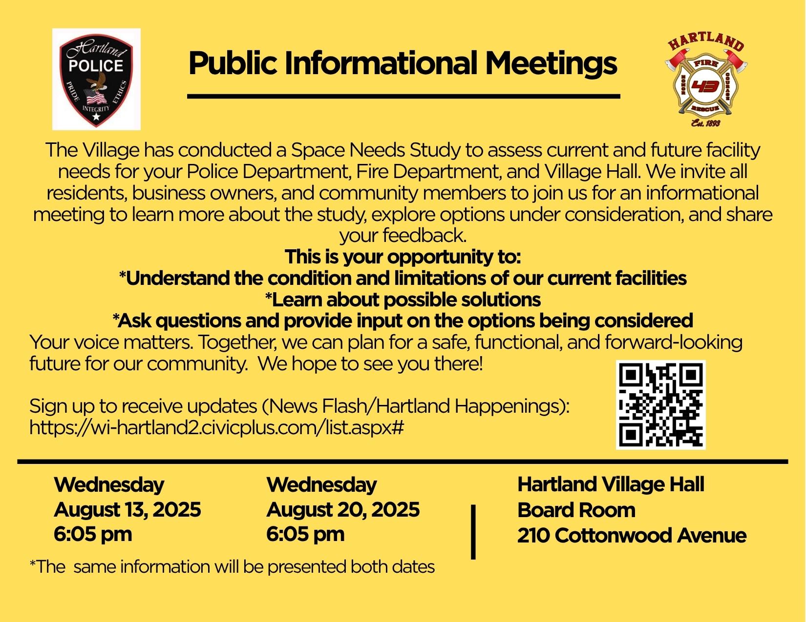 Hartland Info Postcard Pg 1